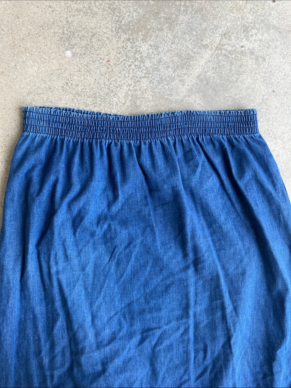 Talbots VTG 90s Denim Maxi Skirt, 20 - Picture 2 of 5